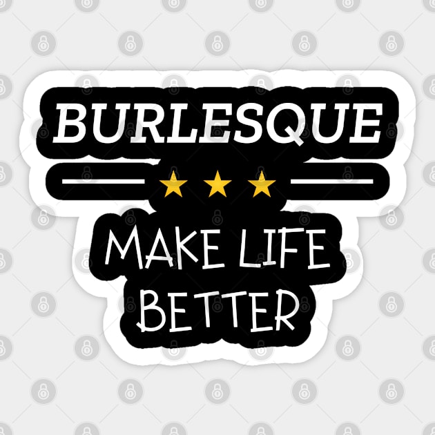 Burlesque Sticker by Mdath